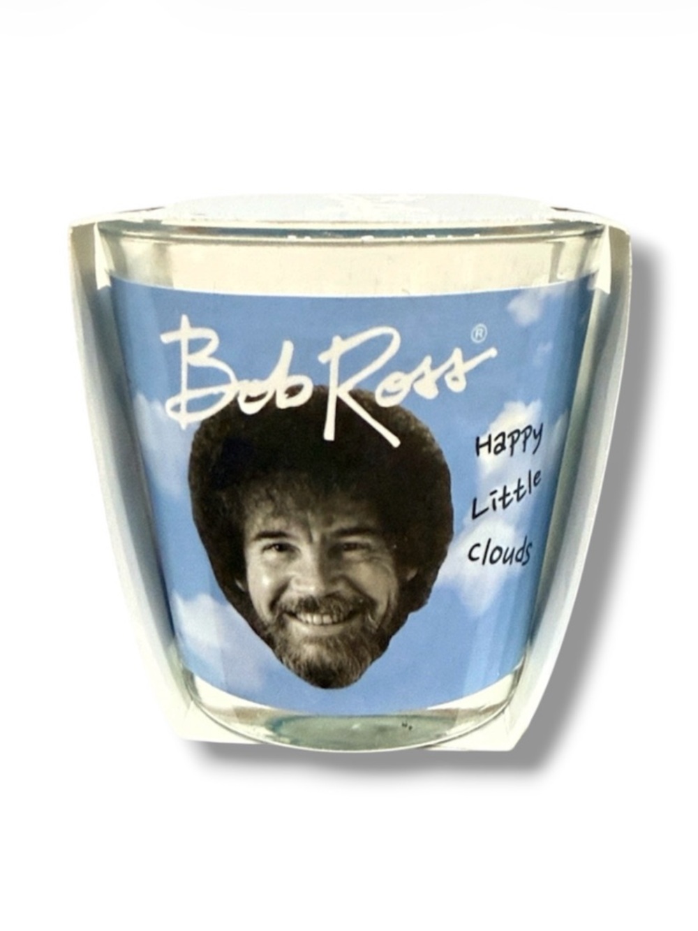 Bob Ross Happy Little Clouds Licensed Scented Candle - NWT - Picture 2 of 3